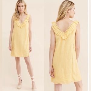 Faherty Ellis Shift Dress 100% Linen Organic Cotton